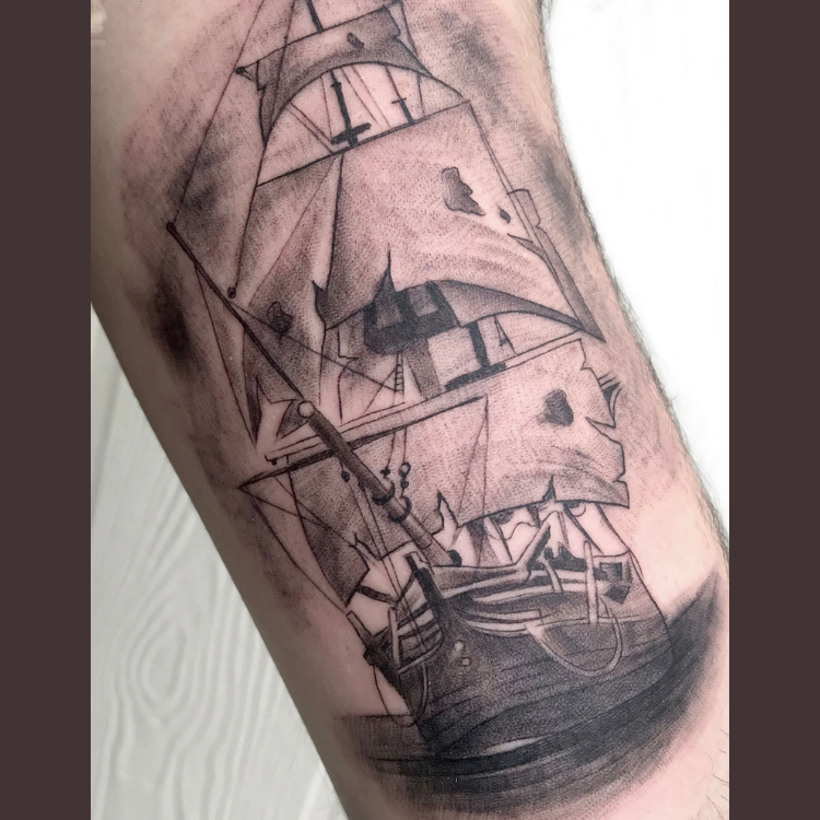 Ship Tattoo Austin TX